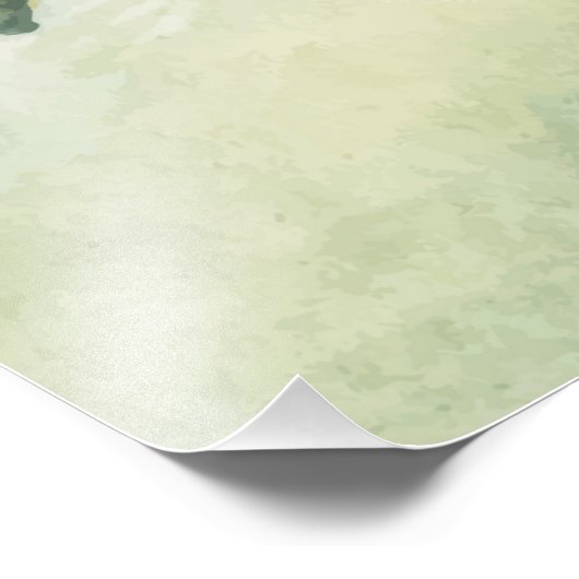 drijvende walvis foto afdruk (Hoek)