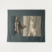 Drijvende wandtapijt wandkleed (Voorkant (horizontaal))