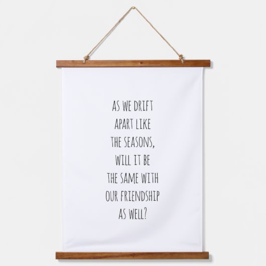 Drijvende wandtapijten buiten hout hangend wandkleed (Voorkant)