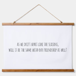 Drijvende wandtapijten buiten hout hangend wandkleed