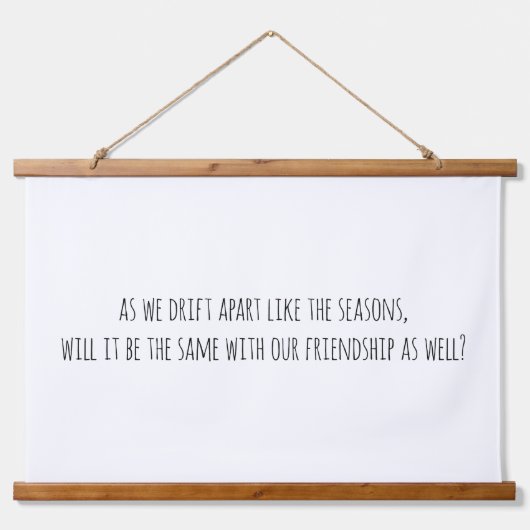 Drijvende wandtapijten buiten hout hangend wandkleed (Voorkant)