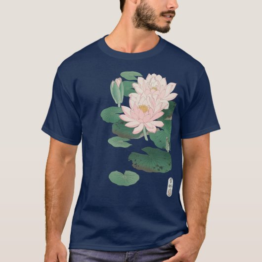 Drijvende waterLily door Ohara Koson T-Shirt (Voorkant)