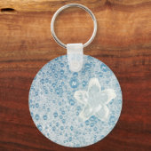 Drijvende waterLily Sleutelhanger (Voorkant)