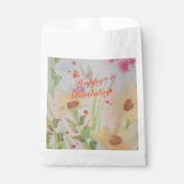 Drijvende Waterverf Ontworpen papierproducten Bedankzakje