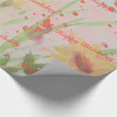 Drijvende Waterverf Ontworpen papierproducten Cadeaupapier (Hoek)