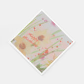 Drijvende Waterverf Ontworpen papierproducten Servetten (Hoek)