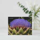 Drijvende Wereldbol Artichoke Briefkaart (Staand voorkant)