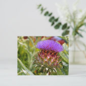 Drijvende Wereldbol Artichoke Vegetable Briefkaart (Staand voorkant)