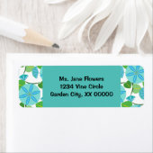 Drijvende wijnstok Abstracte retro Etiket (Insitu)