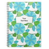 Drijvende wijnstok Abstracte retro Notitieboek (Voorkant)