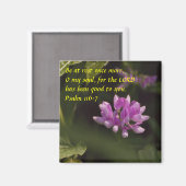 Drijvende wilde bloem magneet (Voorkant / Achterkant)