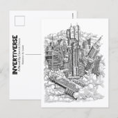 Drijvende wolkenkrabbers - Briefkaart (Voorkant / Achterkant)