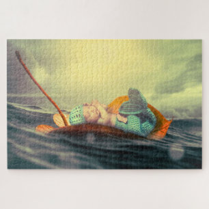 Drijvende zeemeermin Baby Legpuzzel
