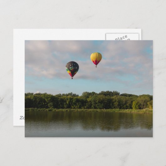 Drijvende zijde briefkaart (Voorkant / Achterkant)