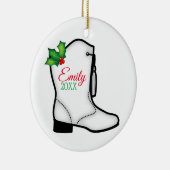 Drildans-team kerststoot keramisch ornament (Rechts)