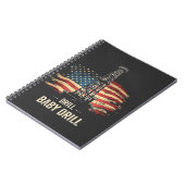 Drill Baby Drill Amerikaanse Trump Energie Economi Notitieboek (Linkerzijde)