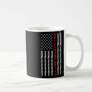 Drill Baby Drill Amerikaanse Vlag Patriottisch Don Koffiemok