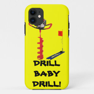 DRILL BABY DRILL ICE VISSEN iPhone 11 HOESJE