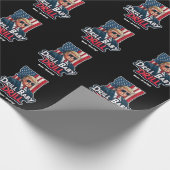 Drill Baby Drill Trump 2025, de Amerikaanse onafha Cadeaupapier (Hoek)