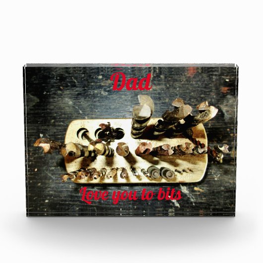 Drill Bits Love You to Bits Dad Fotoblokken (Voorkant)