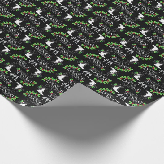 Drill Dance Team Proud Dance Mans Kerstmis Cadeaupapier (Hoek)