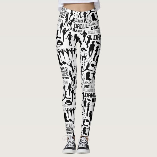 Drill Dance Team Sparkle Leggings (Voorkant)
