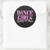 Drill Dance Team Sparkle Ronde Sticker (Tas)