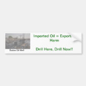 DRILL HIER, DRILL NU 3 BUMPERSTICKER (Voorkant)