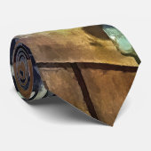 Drill Press in Shop Stropdas (Opgerold)