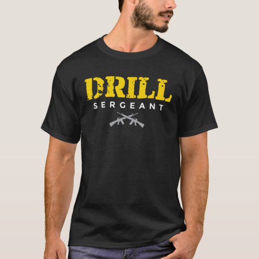 Drill Sergeant a Drill Team or Warrant Officer T-shirt (Voorkant)