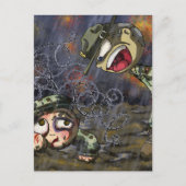 Drill Sergeant Briefkaart (Voorkant)