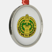 DRILL SERGEANT FILLED METALEN ORNAMENT (Rechts)