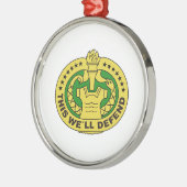 DRILL SERGEANT FILLED METALEN ORNAMENT (Links)