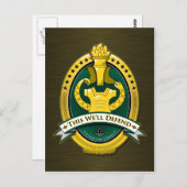 Drill Sergeant Premium Draft Beer Briefkaart (Voorkant / Achterkant)