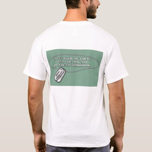 Drill Sergeant T-shirt (Achterkant)
