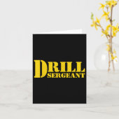 Drill Sergeant Uniform Militair Boot Camp Instruct Kaart (Gele Bloem)