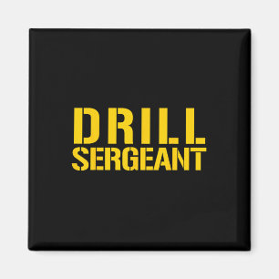 Drill Sergeant Uniform Militair Boot Camp Instruct Magneet