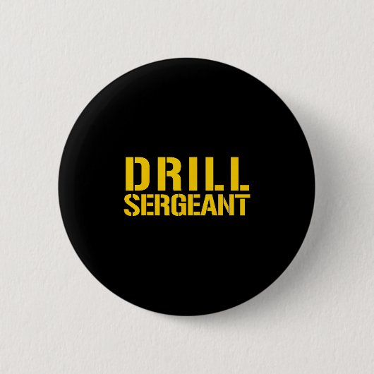 Drill Sergeant Uniform Militair Boot Camp Instruct Ronde Button 5,7 Cm (Voorkant)