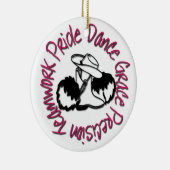 Drill Team - Dance Grace Precision-team Pride Keramisch Ornament (Rechts)