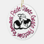 Drill Team - Dance Grace Precision-team Pride Keramisch Ornament (Links)