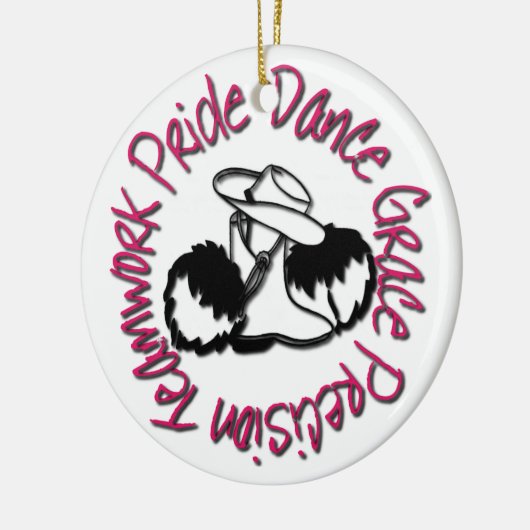 Drill Team - Dance Grace Precision-team Pride Keramisch Ornament (Links)