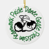 Drill Team - Dance Grace Precision-team Pride Keramisch Ornament (Voorkant)