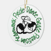 Drill Team - Dance Grace Precision-team Pride Keramisch Ornament (Links)