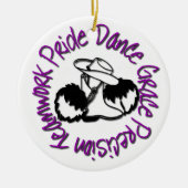Drill Team - Dance Grace Precision-team Pride Keramisch Ornament (Voorkant)