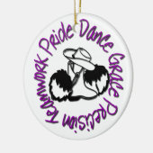 Drill Team - Dance Grace Precision-team Pride Keramisch Ornament (Links)