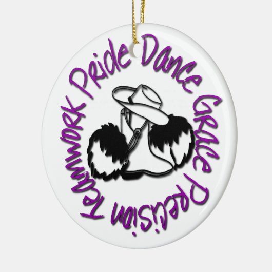 Drill Team - Dance Grace Precision-team Pride Keramisch Ornament (Links)