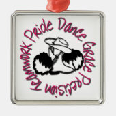 Drill Team - Dance Grace Precision-team Pride Metalen Ornament (Voorkant)