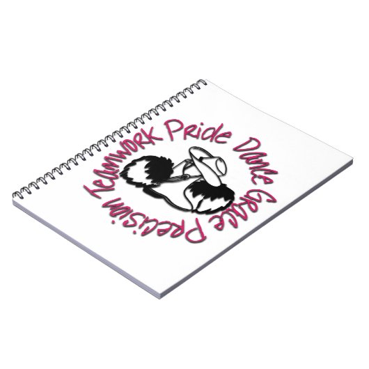 Drill Team - Dance Grace Precision-team Pride Notitieboek (Linkerzijde)