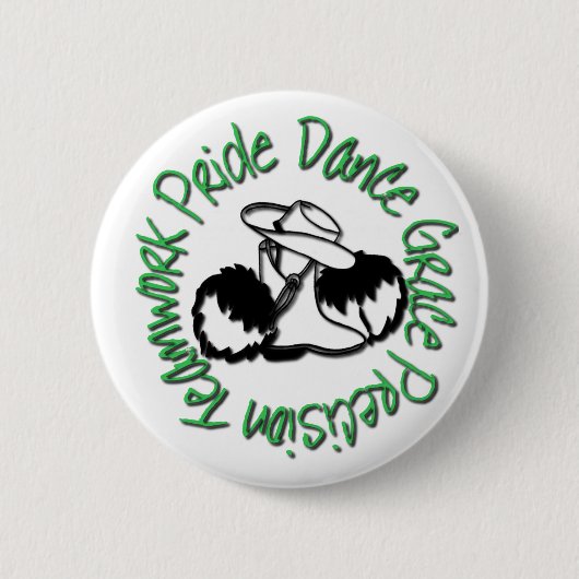 Drill Team - Dance Grace Precision-team Pride Ronde Button 5,7 Cm (Voorkant)
