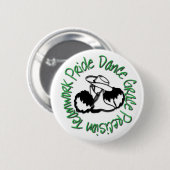 Drill Team - Dance Grace Precision-team Pride Ronde Button 5,7 Cm (Voorkant /achterkant)